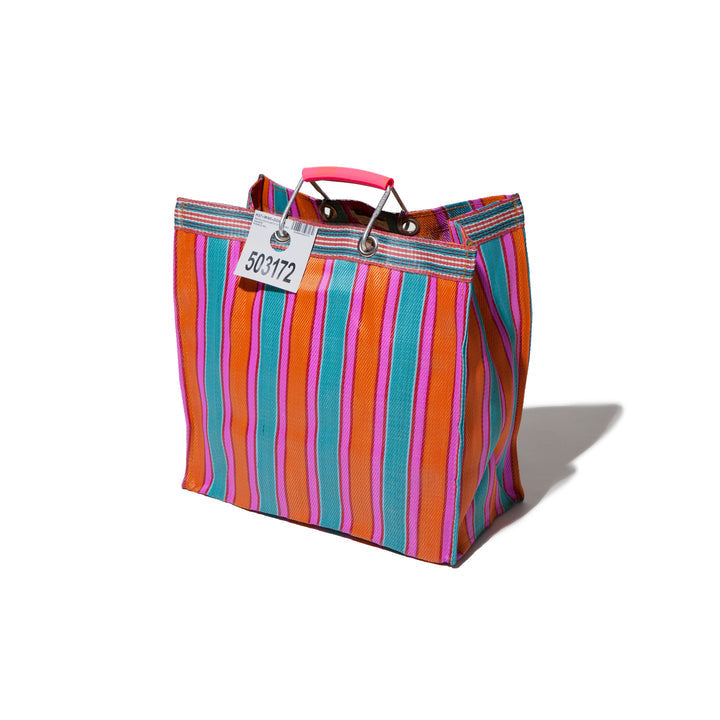 Recycled plastic tote bag hot sale