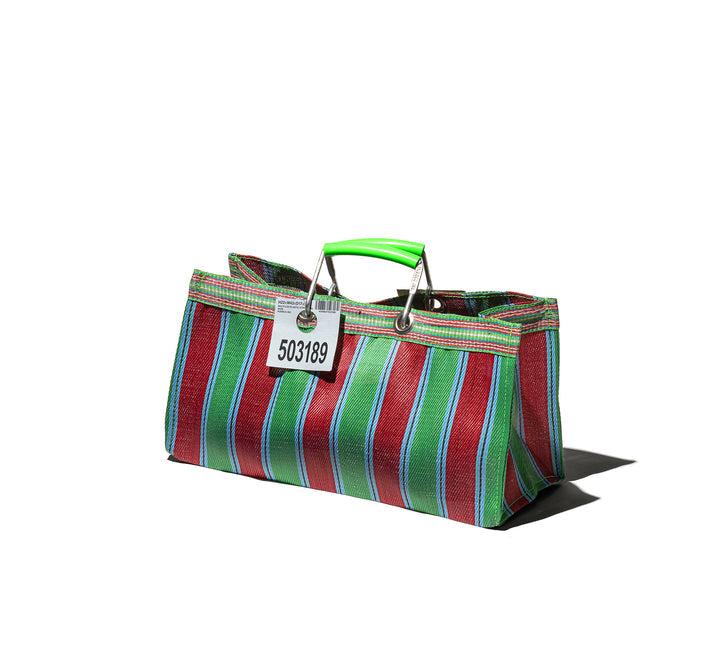 Shop Stripe Tote Bag Wide | Burke Decor