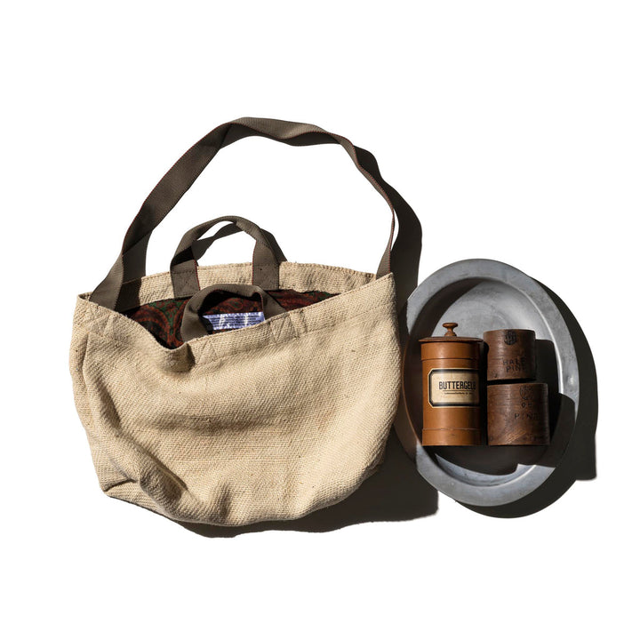 Jute and leather bags hot sale