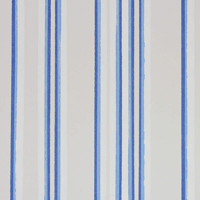 product image of Stripe Narrow Wallpaper in Blue/Orange 597