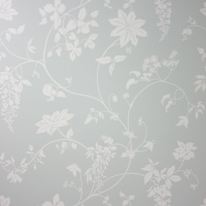 media image for Sample Wisteria Wallpaper in grey color by Lorca 269