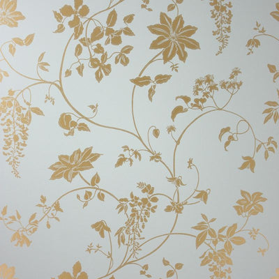 product image for Wisteria Wallpaper in gray and brown color by Lorca 36