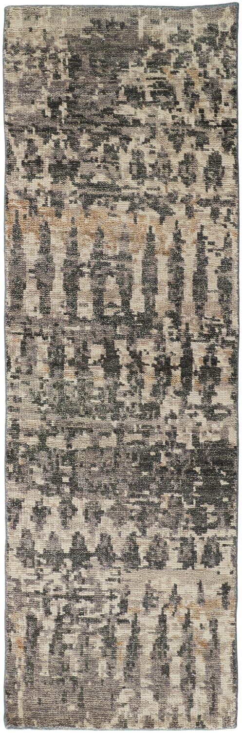 media image for Scottsdale Hand Knotted Gray and Beige Rug by BD Fine Flatshot Image 1 229
