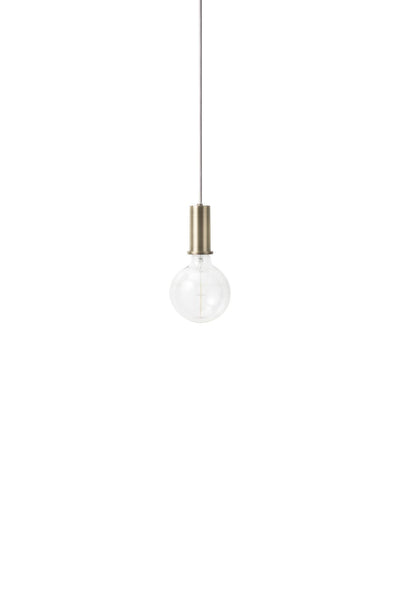 product image for Socket Pendant Low in Brass by Ferm Living 38