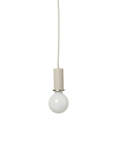 product image for Socket Pendant Low in Light grey by Ferm Living 42