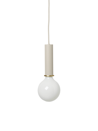 product image for Socket Pendant High in Light Grey by Ferm Living 20