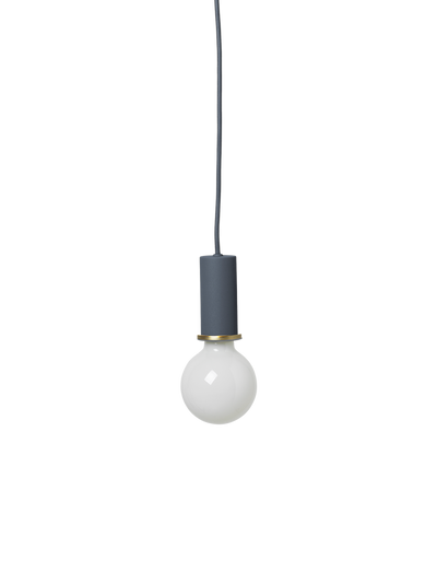 product image for Socket Pendant Low in Dark Blue by Ferm Living 73