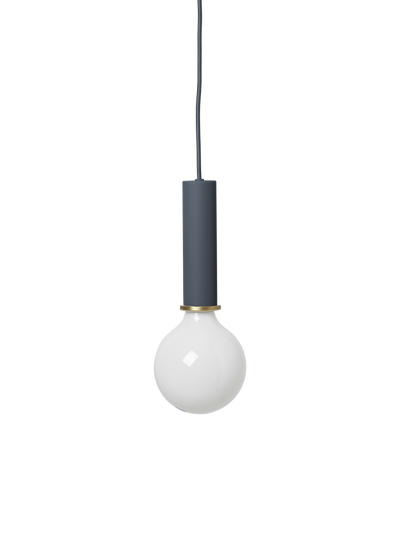 product image for Socket Pendant High in Dark Blue by Ferm Living 11