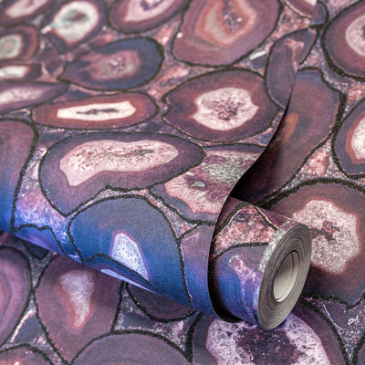 product image for Filo Agate Wallpaper in Lavender 96