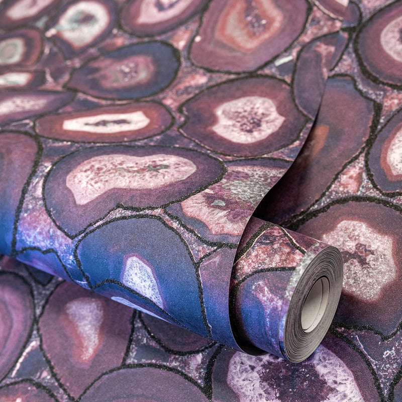 media image for Filo Agate Wallpaper in Lavender 299