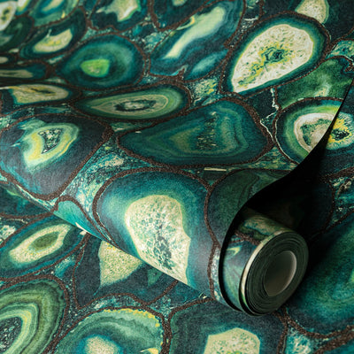 product image for Filo Agate Wallpaper in Green Pepper 59