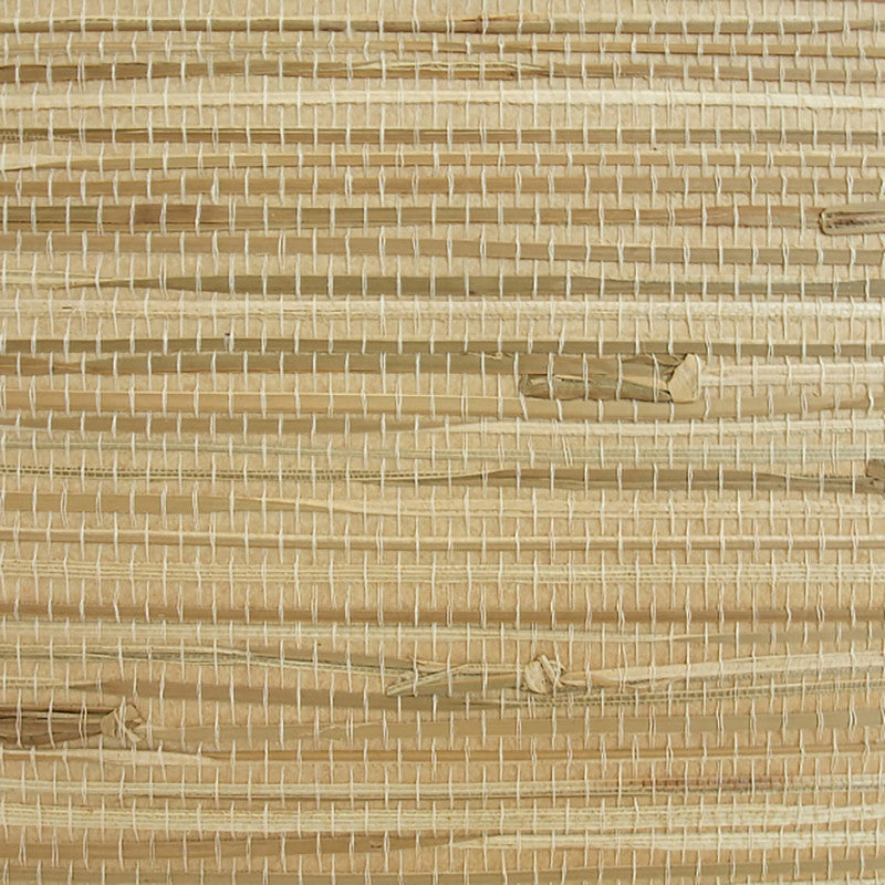 media image for Grasscloth Natural Texture Wallpaper in Brown/Green/Taupe 215