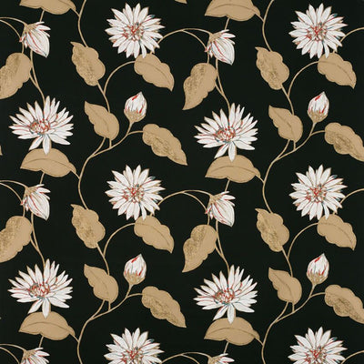 product image of Sample Giverny Wallpaper in black and brown color by Nina Campbell 568