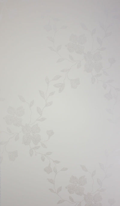 product image of Alyssa Wallpaper in silver from the Giverny Collection by Nina Campbell 511