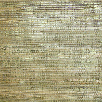 product image of Grasscloth Natural Texture Wallpaper in Green/Yellow/Gold 553