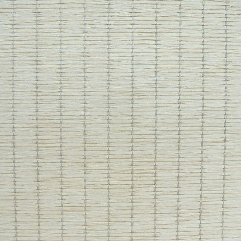 media image for Grasscloth Natural Stripe Texture Wallpaper in Cream/Beige/Off-White 27