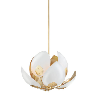 product image for Lotus 8 Light Chandelier by Hudson Valley 10