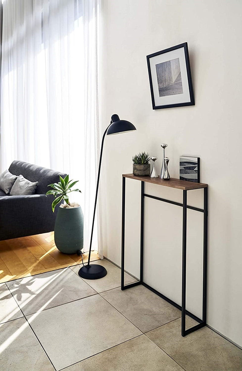 media image for tower narrow entryway console table by yamazaki yama 5164 15 262