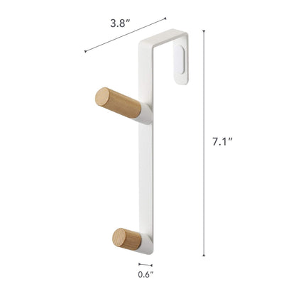 product image for tower over the door hook by yamazaki yama 5171 3 24