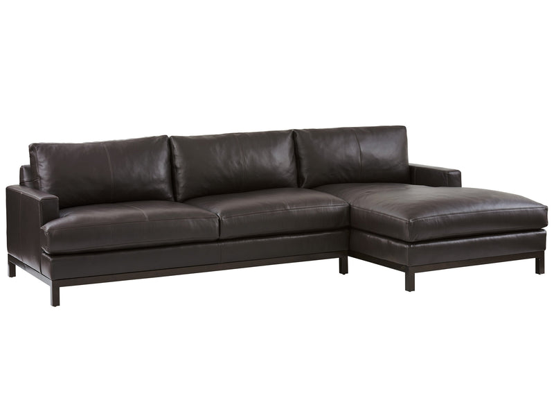 media image for horizon leather sectional by barclay butera 01 5178 50s 01 41 3 28