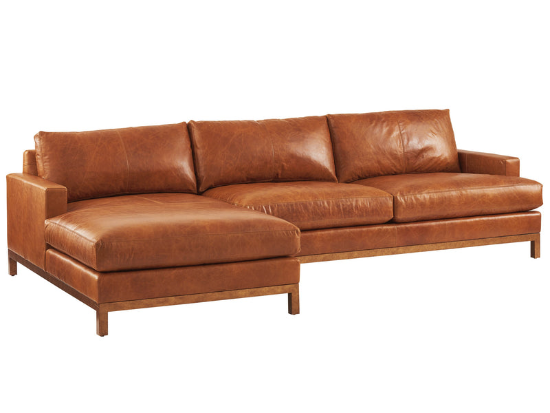 media image for horizon leather sectional by barclay butera 01 5178 50s 01 41 4 226
