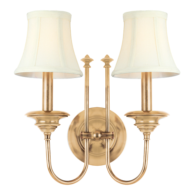 product image for hudson valley yorktown 2 light wall sconce 1 8