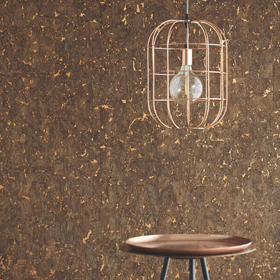 product image for Cork Metallic Natural Wallpaper in Brown/Copper 40