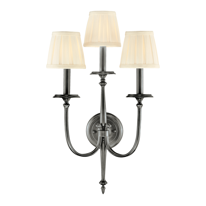 media image for Jefferson 3 Light Wall Sconce 254