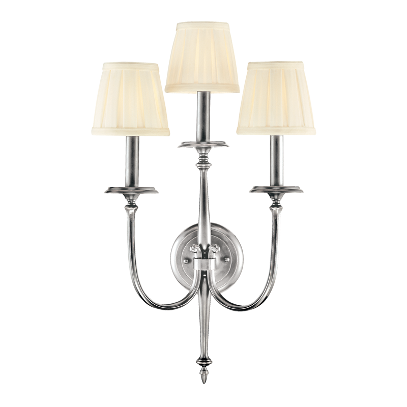 media image for Jefferson 3 Light Wall Sconce 292
