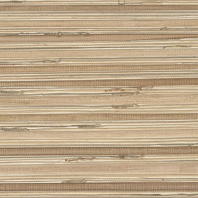 product image of Grasscloth Rustic Stripe Texture Wallpaper in Beige/Tan 564