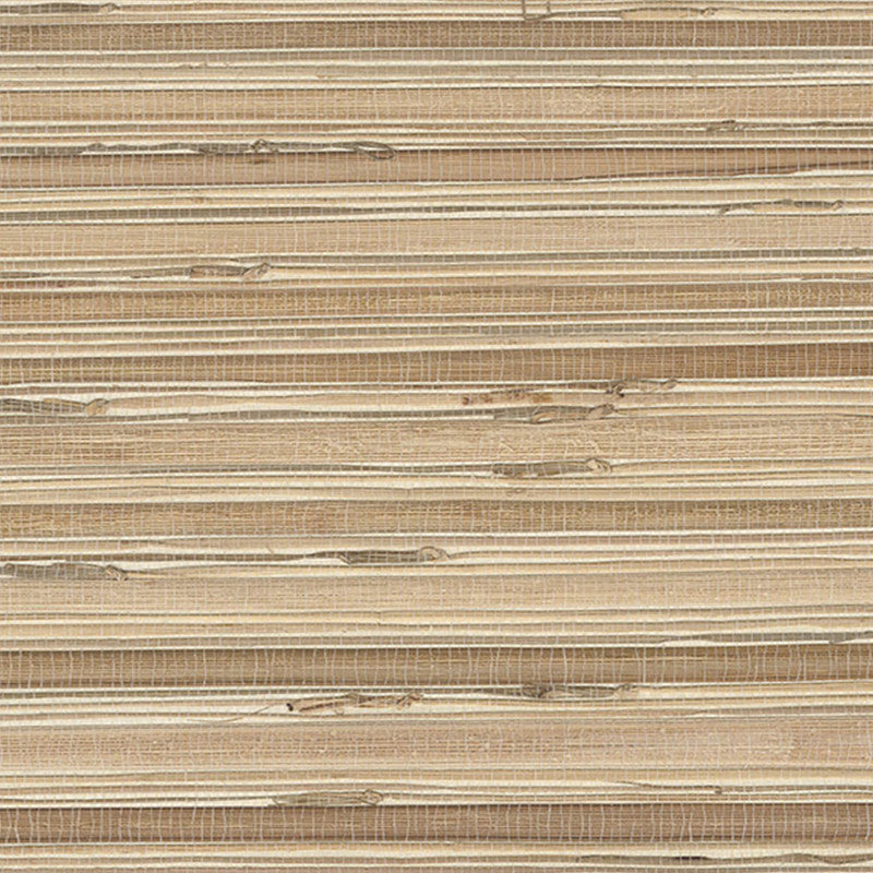 media image for Grasscloth Rustic Stripe Texture Wallpaper in Beige/Tan 215
