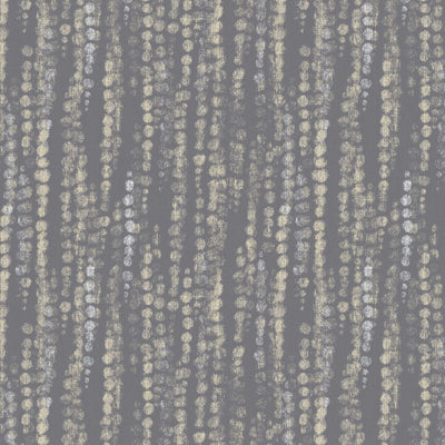 product image for Beaded Rain Wallpaper in Grey/Metallic 70