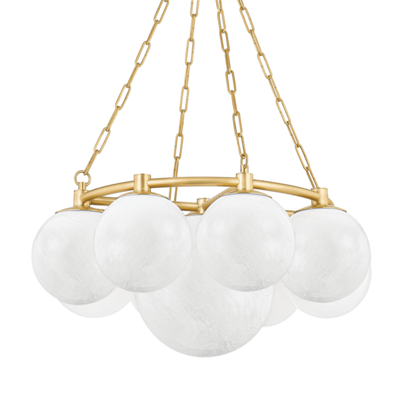 media image for thornwood 9 light chandelier by hudson valley lighting 5229 agb 1 258