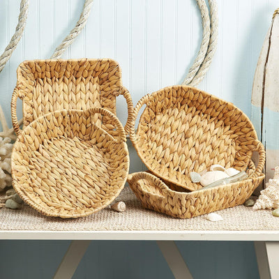 product image for weavings water hyacinth baskets set of 4 2 17