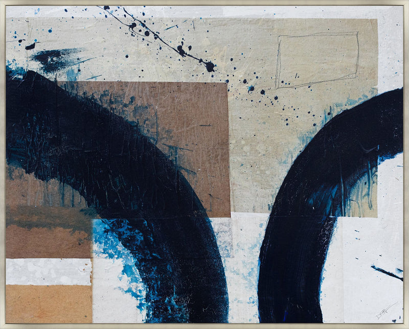 media image for Indigo Circles II by Leftbank Art 286