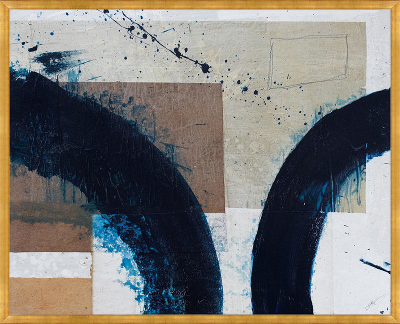 media image for Indigo Circles II by Leftbank Art 294