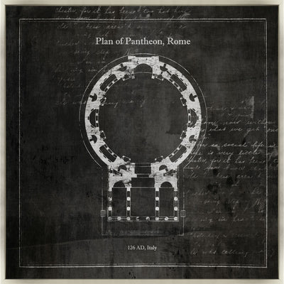 product image for Plan of Pantheon, Rome by Leftbank Art 48