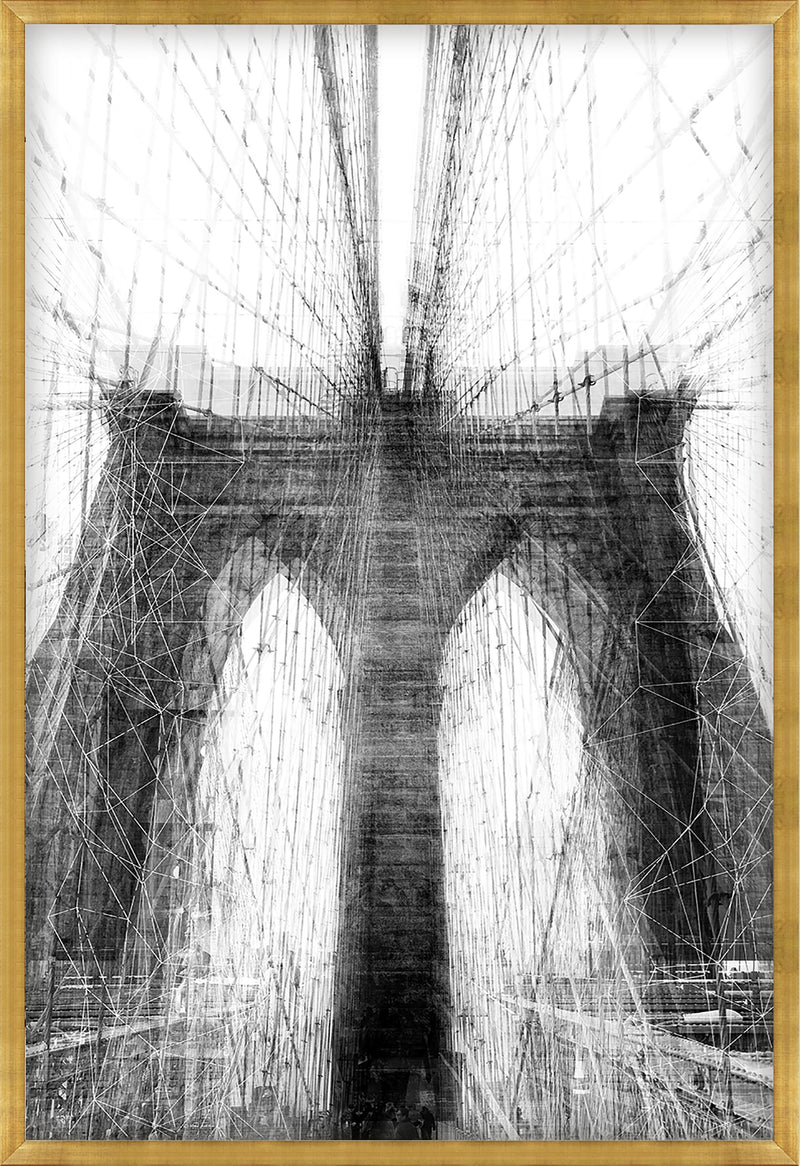 media image for Fractions of Brooklyn Bridge by Leftbank Art 256