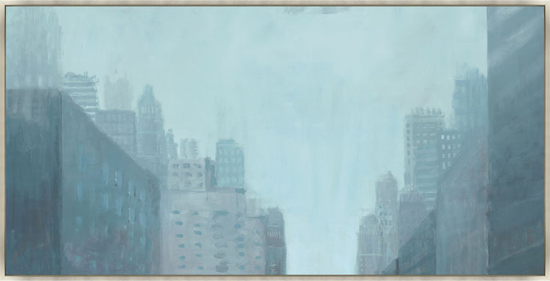 media image for New York Cityscape in Blue II by Leftbank Art 295