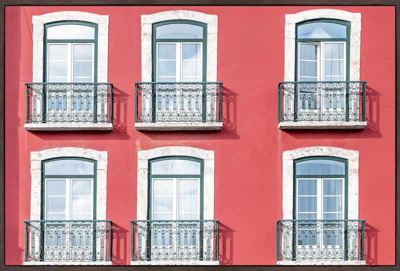 media image for Lisbon Red Building by Leftbank Art 289