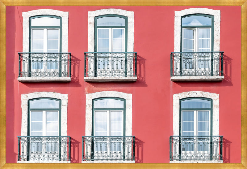 media image for Lisbon Red Building by Leftbank Art 296