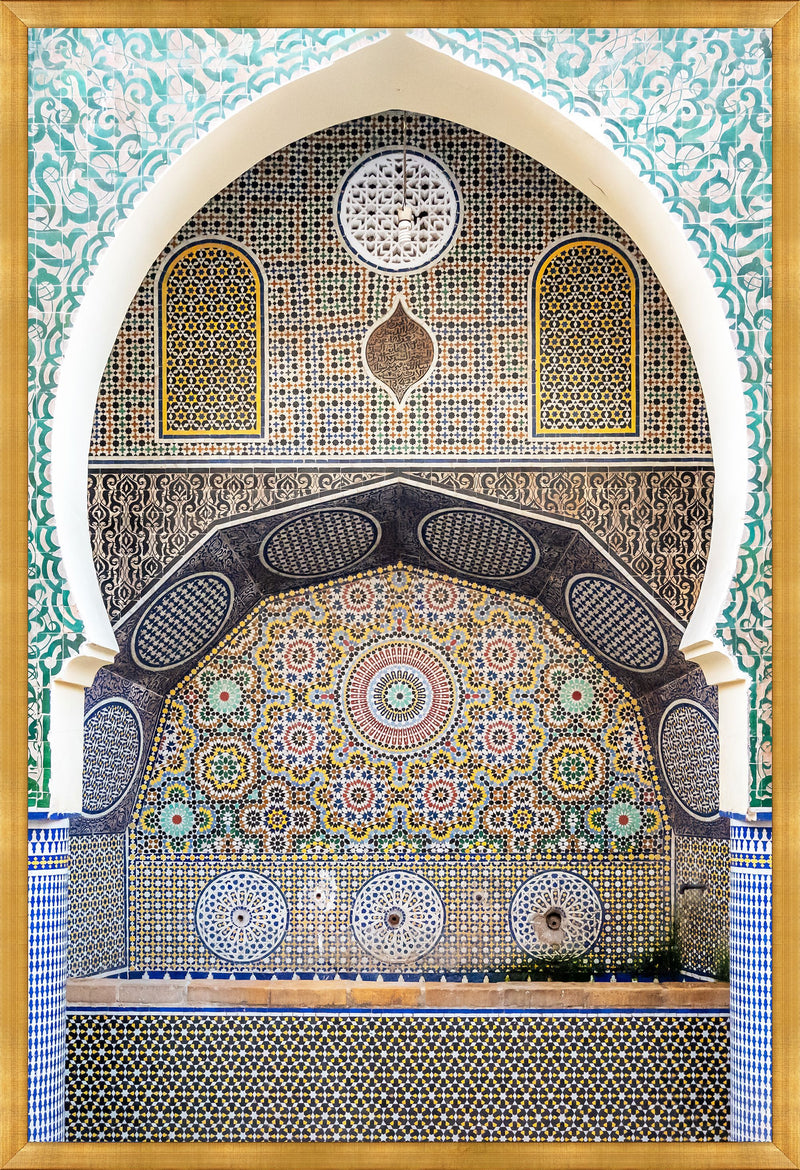 media image for Fes Tiled Entrance by Leftbank Art 296