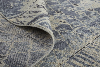product image for Scottsdale Hand Knotted Blue and Tan Rug by BD Fine Roll Image 1 30