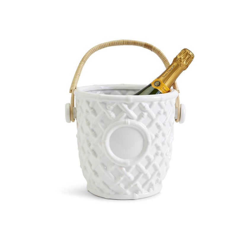 media image for hampton faux bamboo fretwork champagne wine bucket 2 260