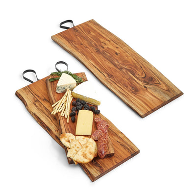 product image for serving boards with iron handles set of 3 2 99