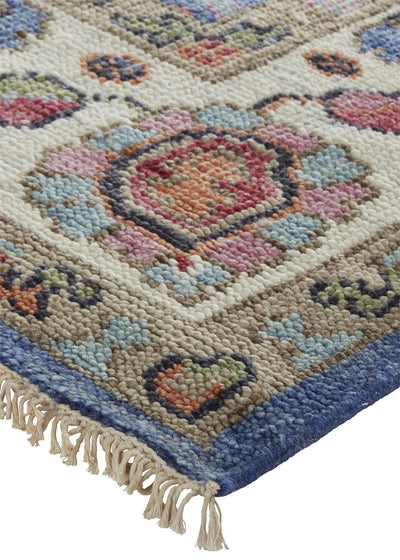 product image for Bennet Blue and Red Rug by BD Fine Corner Image 1 47