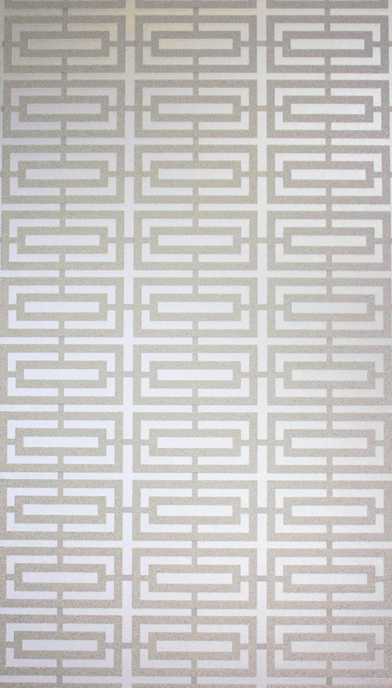 media image for Kikko Trellis Wallpaper in brown from the Metropolis Collection by Osborne & Little 284