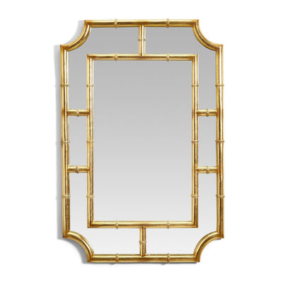 product image of Grand Ambitions Golden Bamboo Wall Mirror By Twos Company Twos 53502 1 53