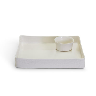 product image of basketweave serving platter and bowl set 1 558