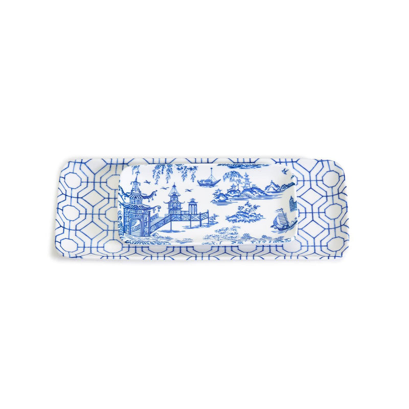 media image for chinoiserie tidbits and tapas trays set of 2 in various styles 2 244